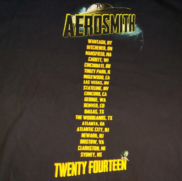 Aerosmith 2014 Band Tour T-shirt - Picture 3 of 5